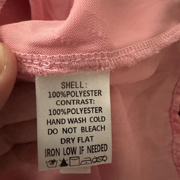 Adorable pink velvet dress NWOT - Picture 9 of 12